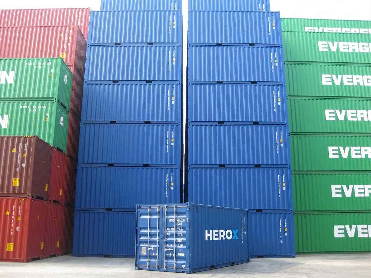 Standaardcontainer van 20 voet