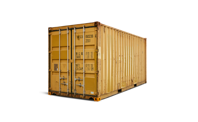 Standaardcontainer van 20 voet